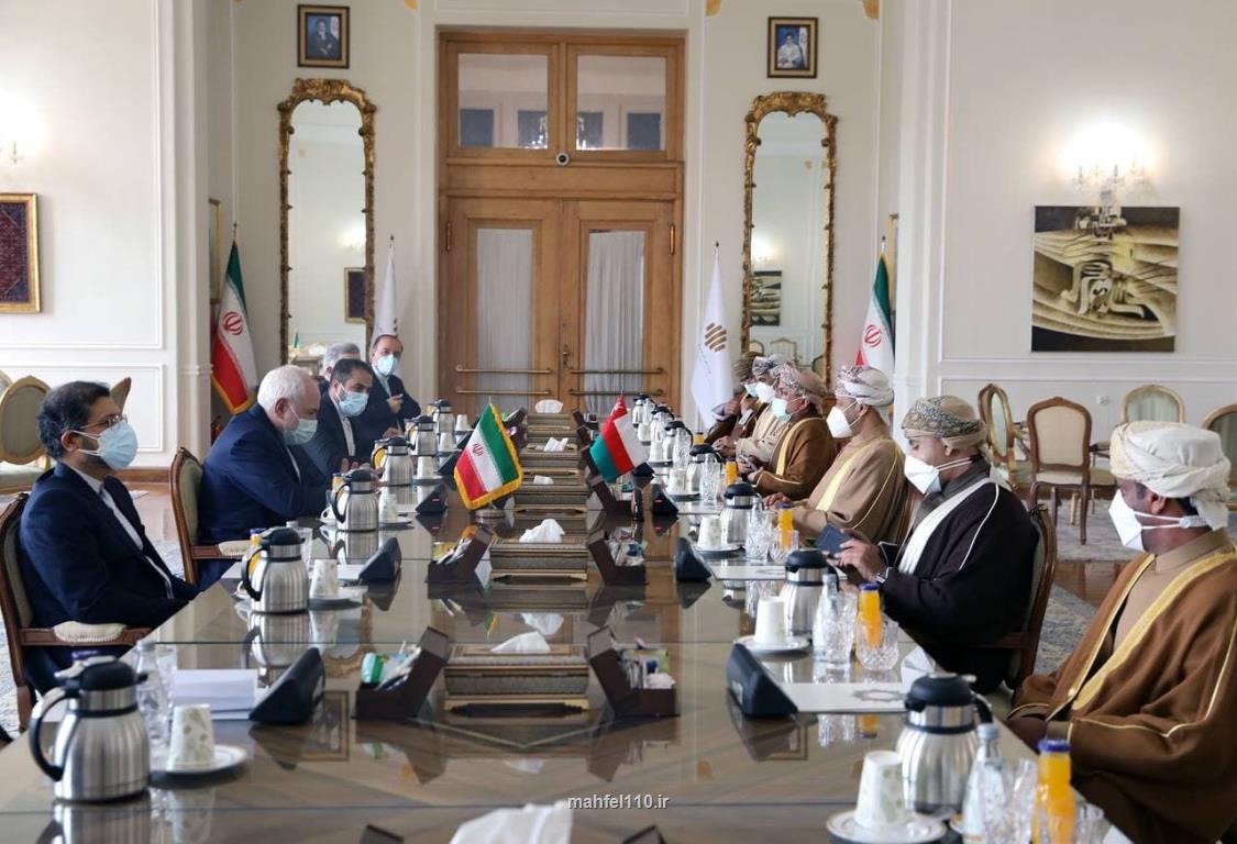 ظریف بر ارتقای روابط ایران و عمان در دولت سیزدهم تصریح کرد