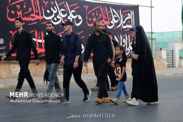 اربعین دلدادگان حسینی در ۵۵ نقطه از استان سمنان انجام شد
