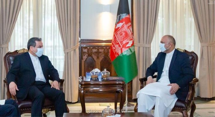 ایران و افغانستان بر توسعه روابط دوجانبه تاكید نمودند