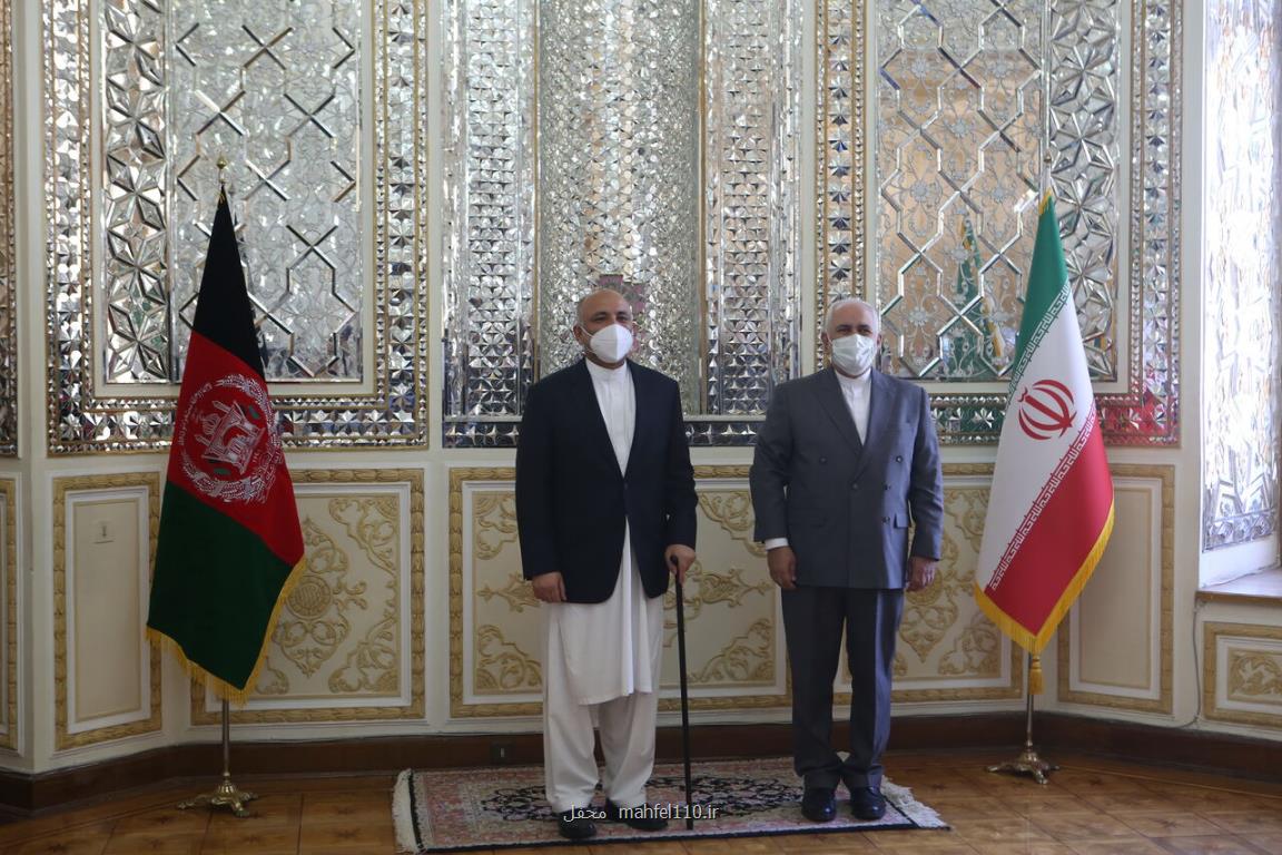 سرپرست وزارت خارجه افغانستان با ظریف دیدار نمود